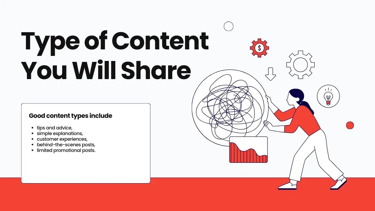 Type of Content You Will Share