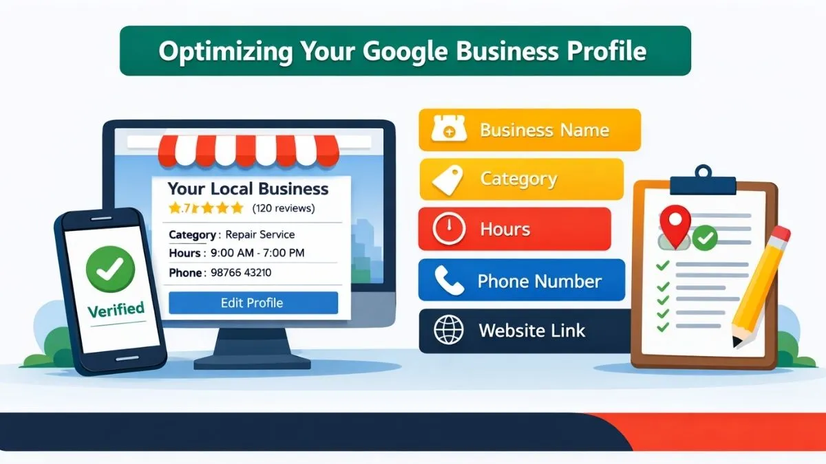 Google Business Profile optimisation for small business